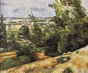 Paul Cezanne north of the Canal de Provence painting